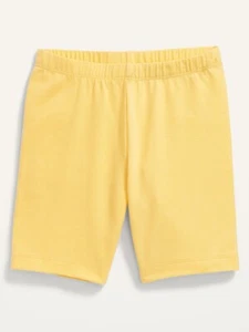 Old Navy Toddler Girls Jersey-Knit Biker Shorts Morning Sun Yellow Size 5T - Picture 1 of 1