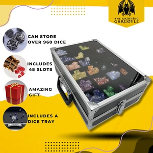 Dice Display Box RPG Dice Storage Case D&D Dungeons and Dragons Dice Tray - Picture 1 of 12