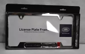 Land Rover Brand Genuine OEM Polished Aluminum License Plate Frame Range Rover - Picture 1 of 6