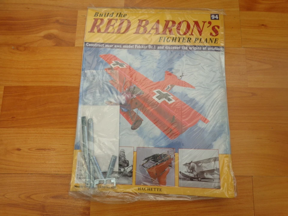 1/8 Hachette Costruzione The Red Barone Fokker DR1 WW1 Fighter Problema 94 Inc - Immagine 1 di 1