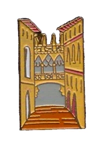 Pin Barcelona Gothic Quarter Bishop Street - Picture 1 of 1