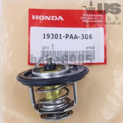 OEM Honda Thermostat and Gasket Accord Prelude Integra CRV Civic 19301-PAA-306 - Image 1 of 4