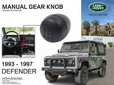 GENUINE FACTORY OEM LAND ROVER MANUAL GEAR KNOB DEFENDER BTR9270 - Image 1 of 2