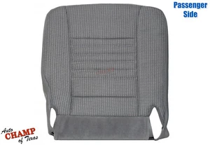 08 09 Dodge Ram WORK TRUCK Base ST -Passenger Side Bottom Cloth Seat Cover Gray - Picture 1 of 15