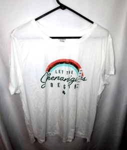 St. Patricks Day Unisex Irish Tee, "Let the Shenigans Begin" Gr. XL - Bild 1 von 2