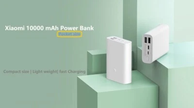 Xiaomi Power Bank 10000 мАч карманный размер двойной выход быстрая зарядка  - Изображение 1 из 4