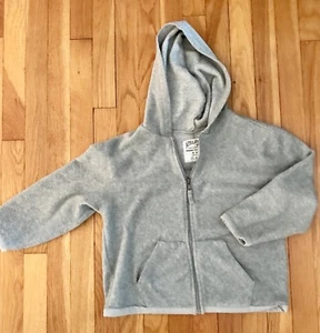 TCP The Childrens Place Gray Hoodie Zipper Fleece Jacket Size 5/6 Athletics Dept - Picture 1 of 9
