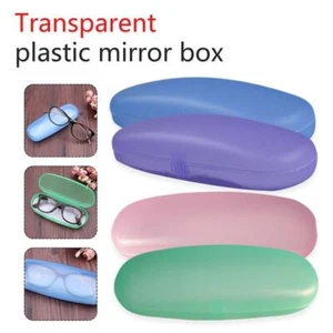 Lightweight Glasses Case Plastic Hard Plastic Case New Transparent Case - Picture 1 of 11
