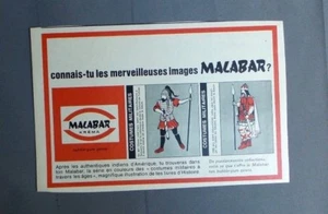 PUBLICITE ANCIENNE ADVERT CLIPPING 61017 MERVEILLEUSES IMAGES MALABAR BUBBLE-GUM - Picture 1 of 1