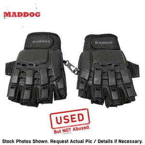 AUSVERKAUF Maddog Half-Finger Handschuhe Stealth schwarz groß/X-Large - Bild 1 von 11