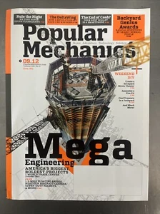 Popular Mechanics Magazine Mega Engineering September 2012 - Picture 1 of 1