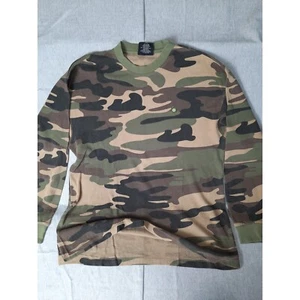 South Pole Herren Large Camouflage T-Shirt Langarm Rundhals Baumwollmischung - Bild 1 von 7