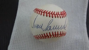 JUAN SAMUEL     AUTOGRAPHED  BASEBALL - Picture 1 of 4