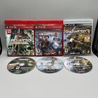 PS3 Uncharted 1, 2 et 3 PlayStation 3 Lot de 3 jeux de trilogie pas de manuels