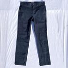 Everlane mens 31X32 navy blue straight chino dress pants True: 32X31