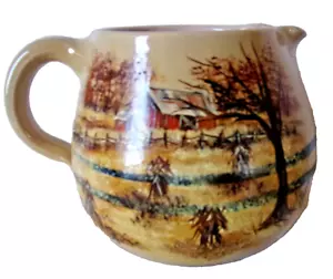 Vintage Marshall Pottery Signed w/ Sticker Pitcher Creamer Vase USA Art Pottery - Picture 1 of 7