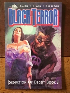 THE BLACK TERROR (1989) #3 (NM) SMITH & BRERETON, ECLIPSE, PRESTIGE FORMAT - Picture 1 of 3