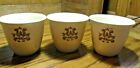 Lot (3) Pfaltzgraff Village Custard Cups w/Castle Mark Pottery Collectibles  511