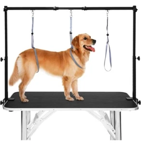H-Shape Pet Grooming Arm with Noose and Clamp for Large Dogs Heavy Duty. NEW - Picture 1 of 6
