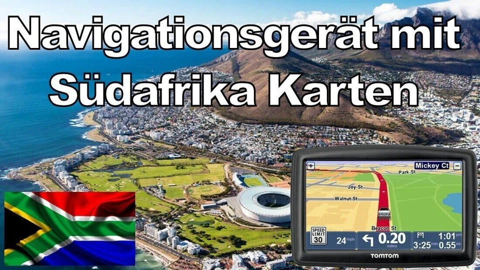 TomTom Navi XL mit Südafrika Karten von 2025 - Top Navigationsgerät für Urlaub - Bild 1 von 1