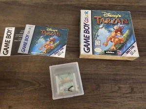 Disney's Tarzan (Nintendo Game Boy Color, 1999) Complete in Box CIB - Picture 1 of 7