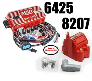 MSD Ignition 6425 Digital 6AL Ignition Control With Rev Control with 8207 Coil - Bild 1 von 3