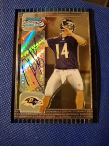 Tarjeta de novato Derek Anderson Bowman 2005 autografiada automática radiocontrol #240 Ravens Browns - Imagen 1 de 2