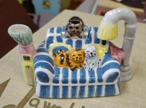 Tea-nee Feline Friends Keramik Teekanne 1995 - Bild 1 von 9