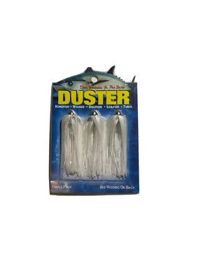 Boone 00126 Duster 3 упаковки жемчужный майлар 2 1/2 дюйма -- 1/8 унции - Изображение 1 из 2