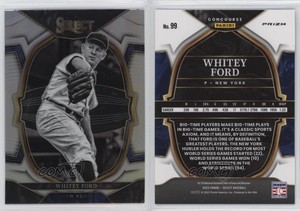 2023 Panini Select Concourse Silver Prizm Whitey Ford #99 HOF