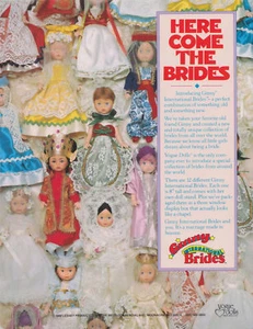 Matchbox-Händlerwerbeblatt Ginny Dolls "Brigdes" 1981 - Bild 1 von 1