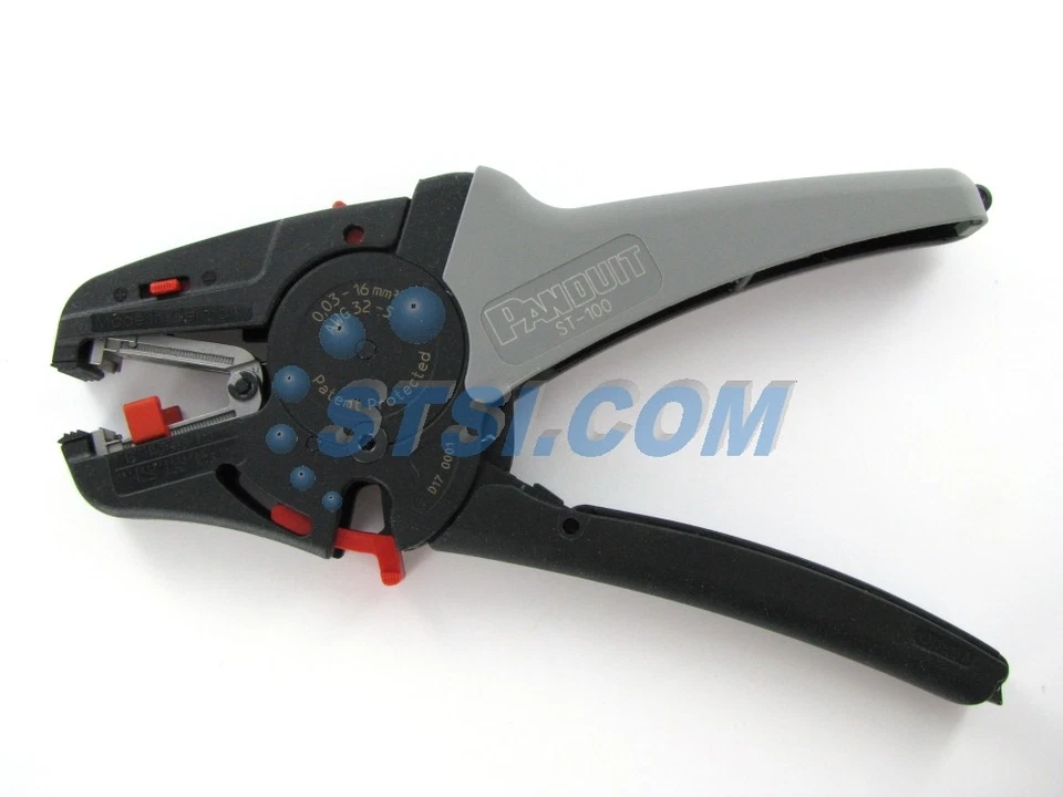 Panduit ST-100 Self-Adjusting Wire and Cable Cutting and Stripping Tool ~STSI - Image 1 of 4