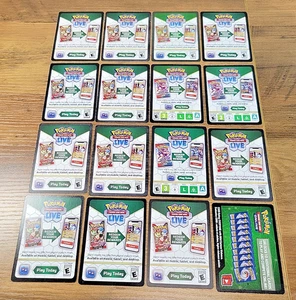 16 Pokémon TCG Online Code Cards - Unused! - Picture 1 of 1