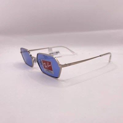 Ray Ban Unisex Yevi Geométrico Delgado Metal Anteojos RB6528 Plateado/Violeta Foto 1 de 4