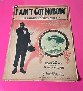 1916 Noten I Ain’t Got Nobody Paul Biese Bismarck Garden Chicago Sophie Tu - Bild 1 von 14