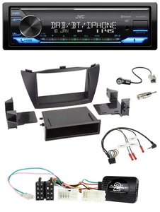 JVC Bluetooth DAB USB Lenkrad Autoradio für Hyundai ix35 2010-2013 schwarz - Bild 1 von 11