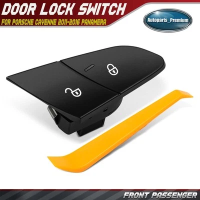 Переключатель замка передней правой двери для Porsche Cayenne 2011-2016 Panamera 2010-2016 - Изображение 1 из 4