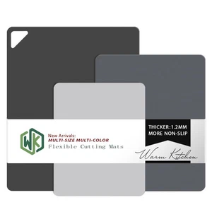 Flexible Plastic Cutting Boards Mats for Kitchen, Flexible Non Slip Cutting M... - Picture 1 of 7