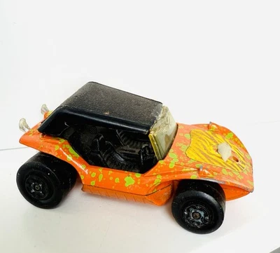 Vintage 1972 Matchbox Sand Cat K-37 Speed King Lesney Orange Diecast Toy Car - Image 1 of 4