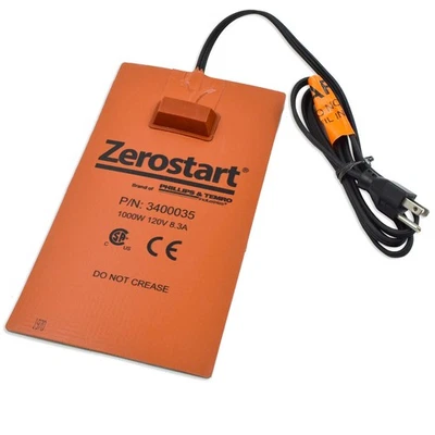 Zerostart 3400035 Almohadilla de Silicona Calentador Aceite Motor, Fluido de Transmisión, Depósito Foto 1 de 4