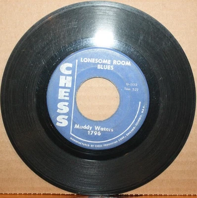 MUDDY WATERS Lonesome Room Blues MESSIN' WITH THE MAN Blues 45 on CHESS 1796 - Imagem 1 de 2