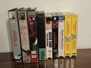 Kung Fu VHS Lot(9) Master Ninja 2,3,6(Sho Kosugi) Jackie Chan & More - Picture 1 of 7