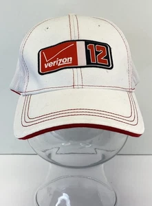 Will Power #12 Verizon Izod White Indy Car Racing One Size Stretch Hat / Cap - Picture 1 of 6