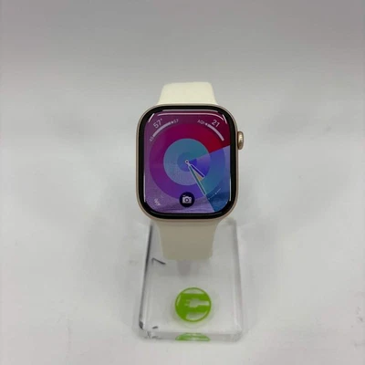 Unlocked Apple Watch Series 11 46MM Rose Gold Aluminum Pink Sport Band MFCJ4LW/A - Image 1 of 4