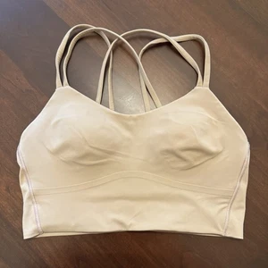 lululemon Like a Cloud Ribbed Longline Bra Light Support Size 6 - Picture 1 of 3