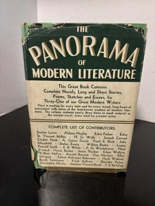 The Panorama of Modern Literature - 1934, First Edition, HC - Picture 1 of 6