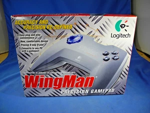 Vintage Logitech Wingman Precision GamePad Controller PC Gaming Windows 95 98  - Picture 1 of 6