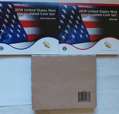 2018 Uncirculated Coin Set U.S Mint with COA And Mint package - Image 1 of 3