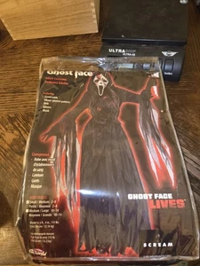 Blutiges Glitzer Geist Gesicht Erwachsene Damen Kostüm Kleid Maske Gürtel Handschuhe SM/Med - Bild 1 von 4