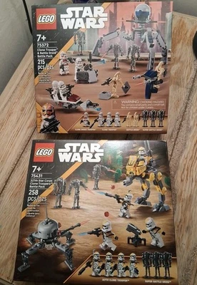LEGO Star Wars 75431 CLONE TROOPER DROIDE DE BATALLA 75372 327TH STAR CORP BATTLE PAC Foto 1 de 4